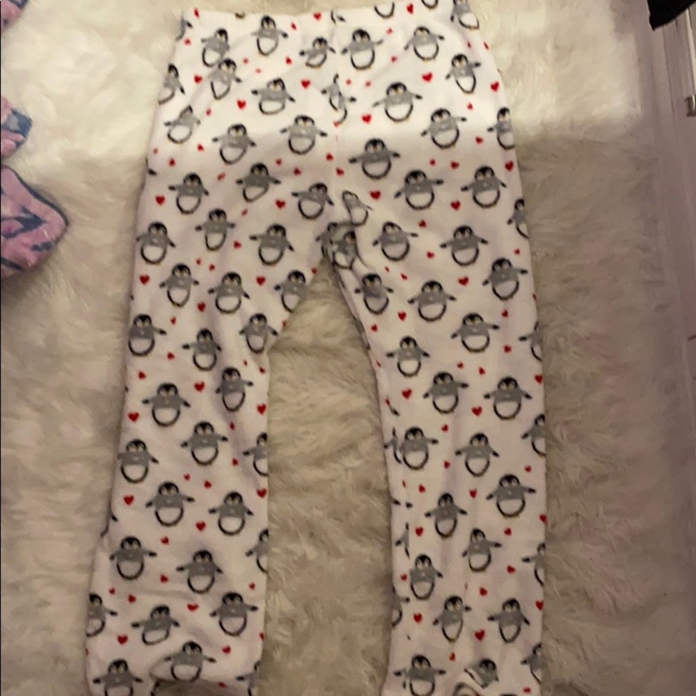 Fuzzy pajama pants